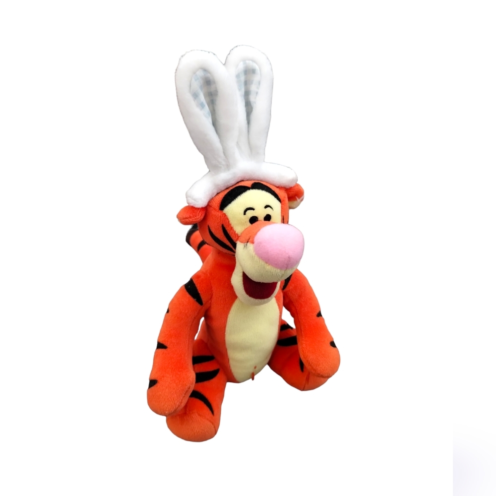 ✓Tigger Easter bunny  Plush With Ears Winnie The Pooh Tigger Stuffed Animal Doll